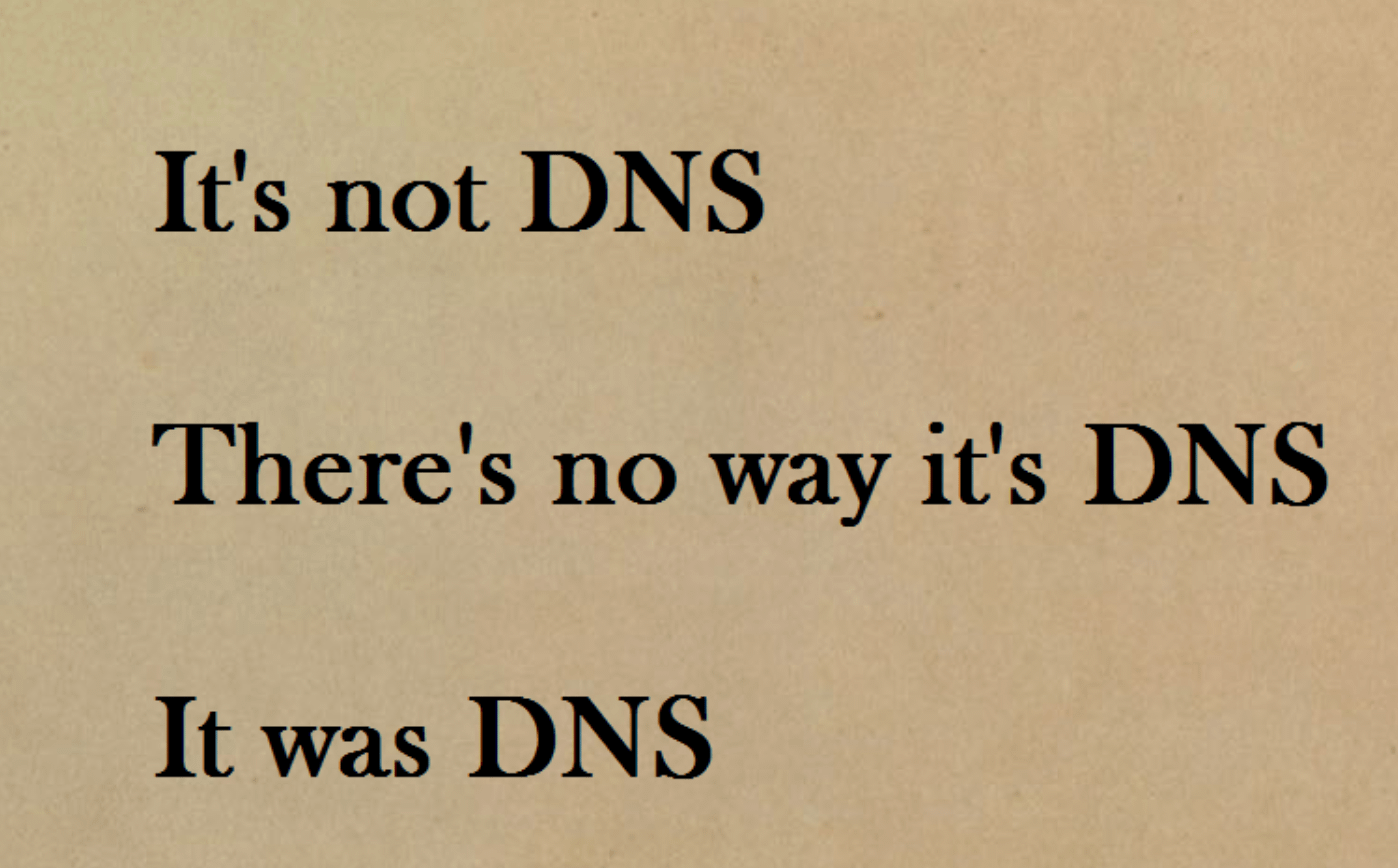Haiku sobre DNS